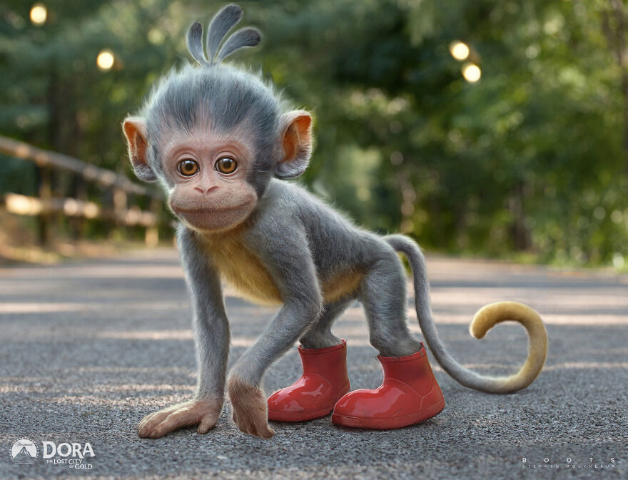 Boots The Monkey From "Dora And The Lost City Of Gold"