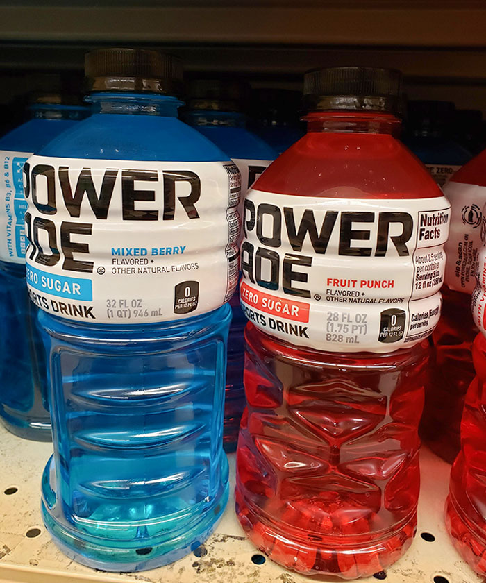 Powerade Is Using Shrinkflation By Replacing Their 32oz Drinks With 28oz And Stores Are Charging The Same Amount