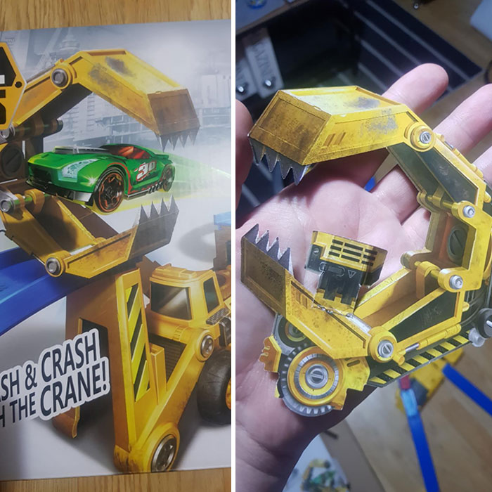 Bought This For My 3-Year-Old. "The Claw" Is A Printout