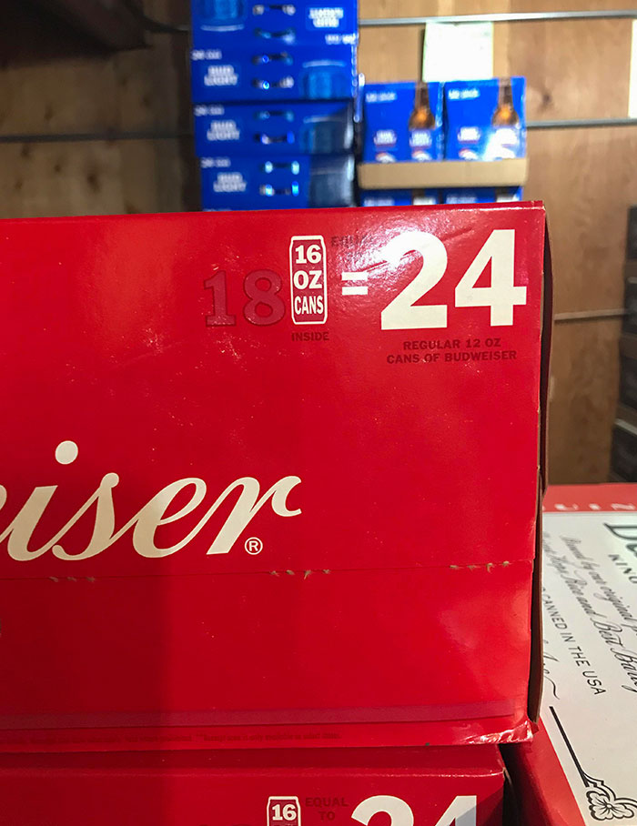 Making The Actual Number Of Items You’re Getting Almost The Same Color As The Packaging