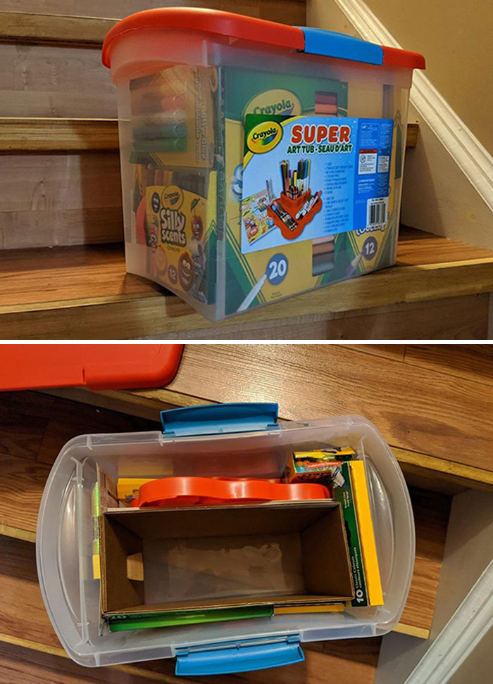 You Can Probably Imagine My Daughter's Disappointment When We Opened Up This Crayola "Super Art Tub"