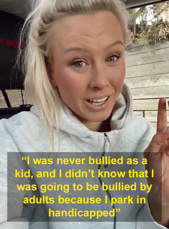 Woman With No Legs Gets Scolded For Parking In A Disabled Spot, And Her Powerful Response Goes Viral Woman With No Legs Gets Scolded For Parking In A Disabled Spot, And Her Powerful Response Goes Viral