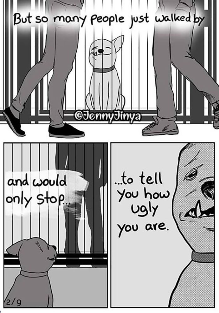 Artist Who Made People Cry With Her Grim Reaper Animal Comics Is Back, And This Time It's About Paying Tribute To Shelter Staff Artist Who Made People Cry With Her Grim Reaper Animal Comics Is Back, And This Time It's About Paying Tribute To Shelter Staff