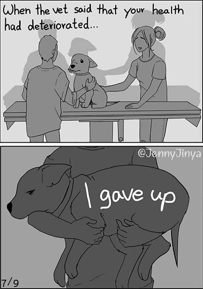 Artist Who Made People Cry With Her Grim Reaper Animal Comics Is Back, And This Time It's About Paying Tribute To Shelter Staff Artist Who Made People Cry With Her Grim Reaper Animal Comics Is Back, And This Time It's About Paying Tribute To Shelter Staff