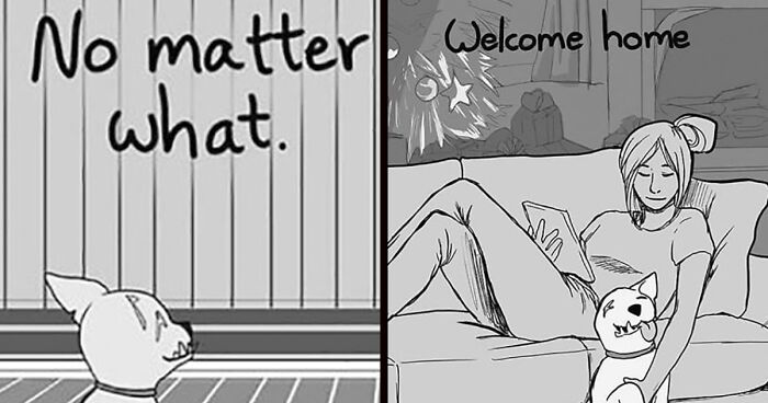Artist Who Made People Cry With Her Grim Reaper Animal Comics Is Back, And This Time It’s About Paying Tribute To Shelter Staff