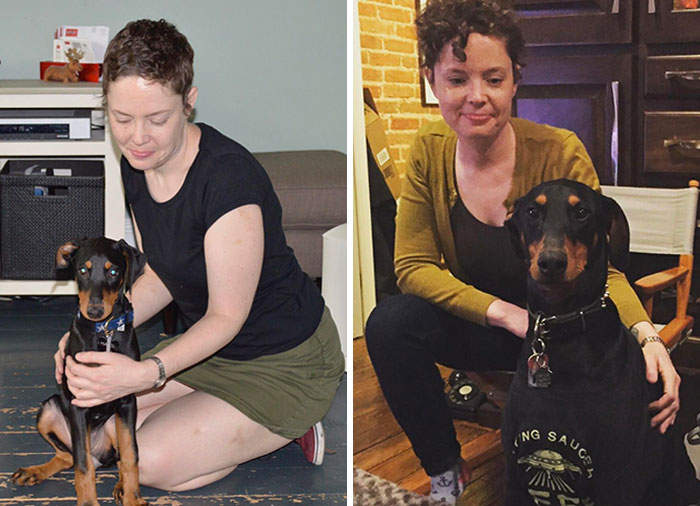 It’s Hazel’s 6th Birthday Today. I Turned 42 Last Week. So In Dog Years We’re The Same Age