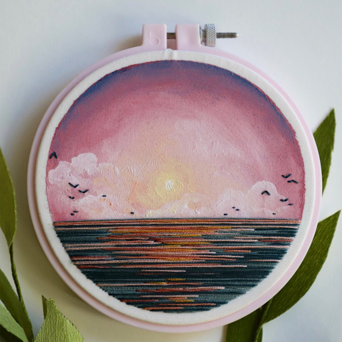 At The Beginning Of Lockdown, I Quit My Job And Started Making Embroidered Landscapes, Here Are My Best 30 Works