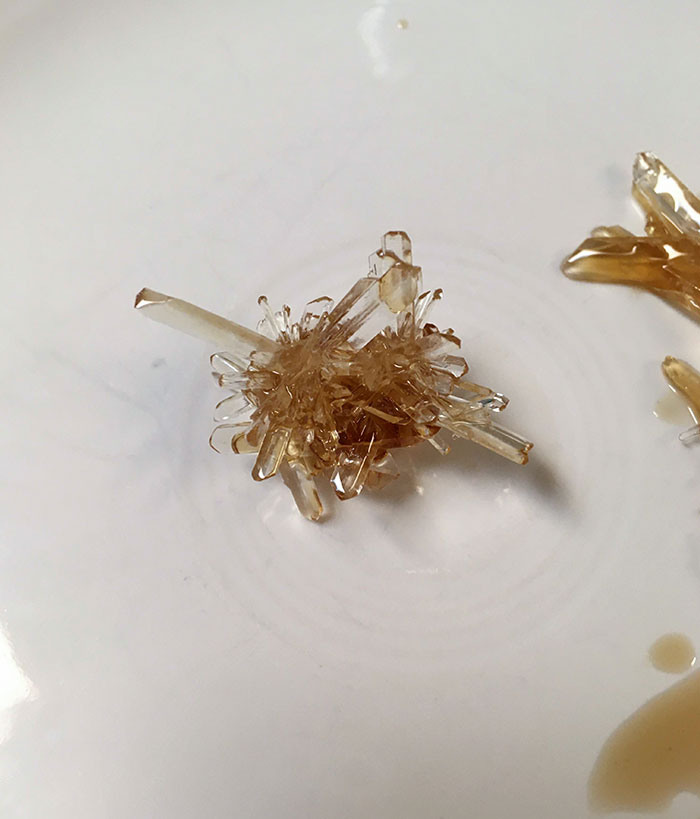 Sugar Crystal That Formed At The Bottom Of My Maple Syrup