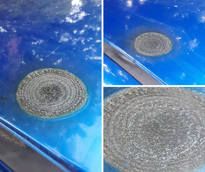 Car Struck By Lightning