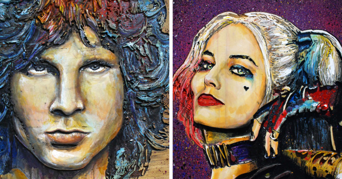 My Handmade Wood Engraved Portraits (34 Pics)