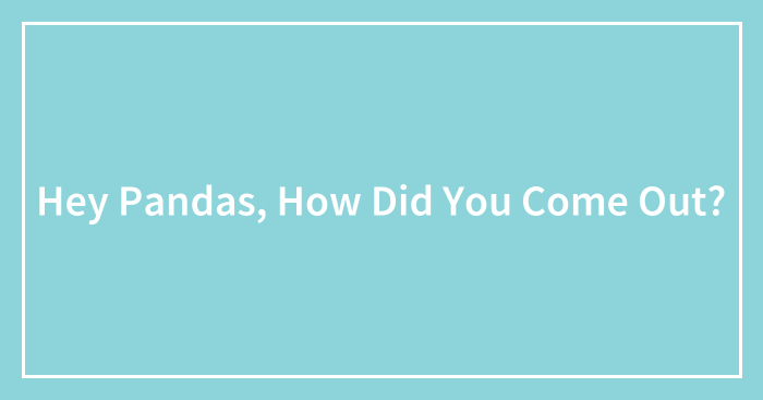 Hey Pandas, How Did You Come Out? (Closed)