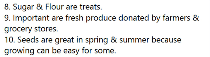 Woman Shares A List Of Acceptable Donation To Food Banks Which Gets Appreciated By 108K People On Twitter