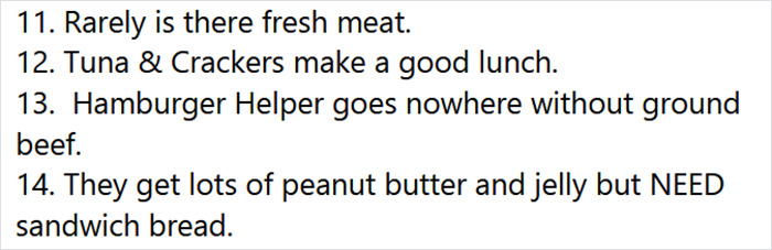 Woman Shares A List Of Acceptable Donation To Food Banks Which Gets Appreciated By 108K People On Twitter Woman Shares A List Of Acceptable Donation To Food Banks Which Gets Appreciated By 108K People On Twitter