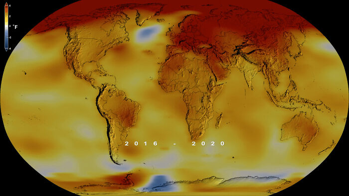 NASA Releases Heat Map Video Showing How 2020 Tied With 2016 In Being The Hottest Year On Record