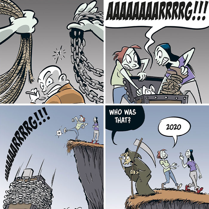 Artist Creates Comics About A Girl In Her Afterlife (40 Pics)