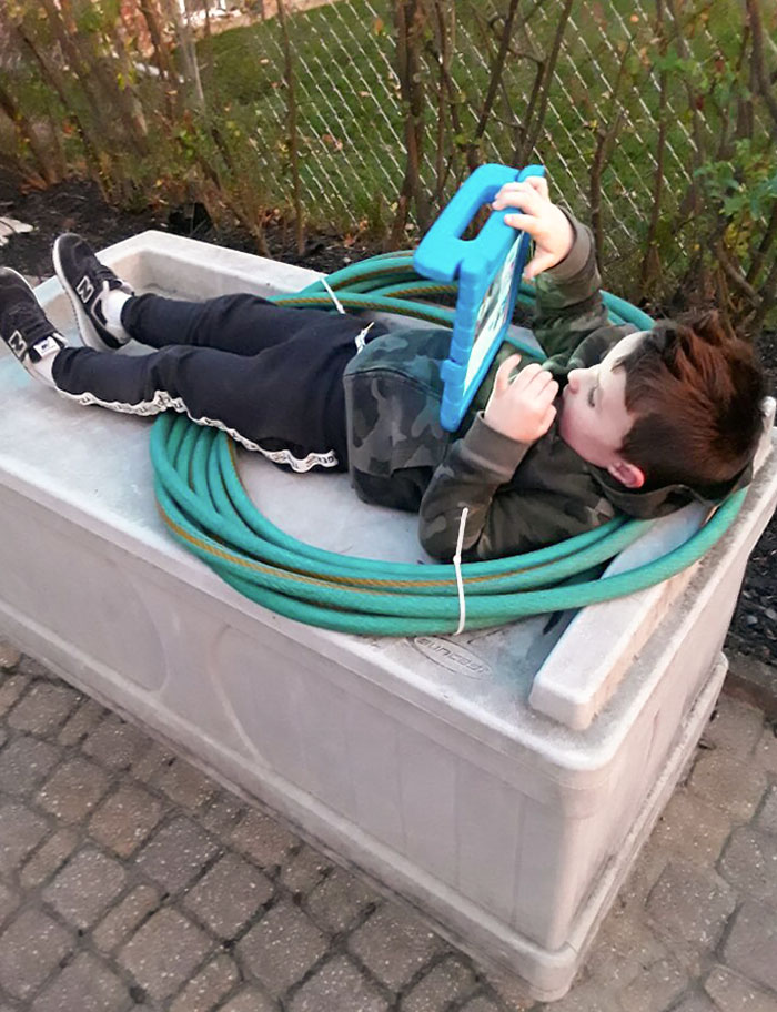 My Grandson. Gotta Luv Them