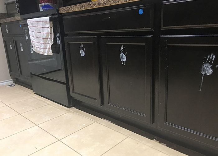 My Toddler Found A White Ink Pad And Immediately Turned Into Saruman