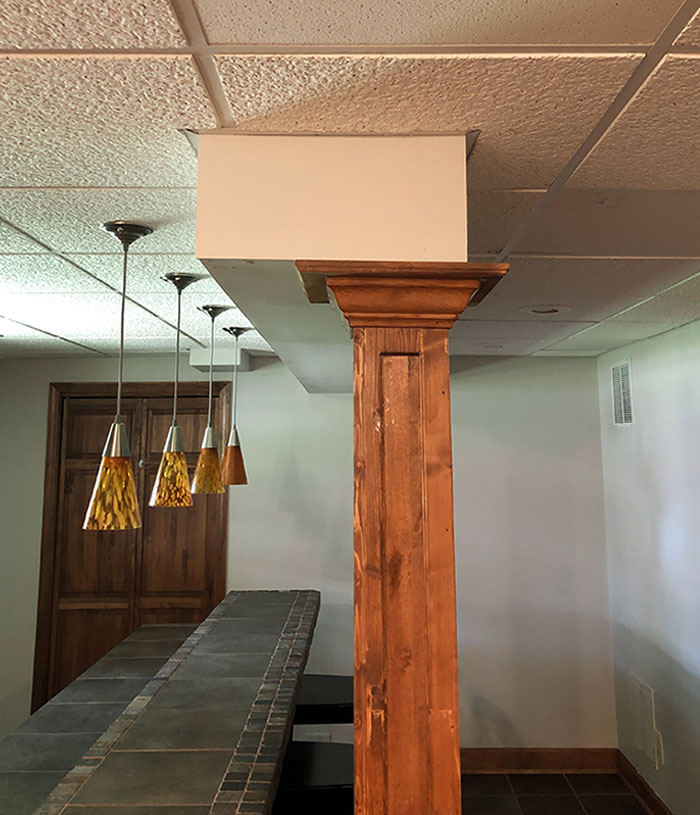 Actual Picture Of A Pillar In My Basement