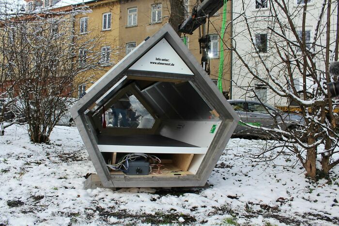 This City In Germany Has Sleeping Pods To Protect The Homeless From The Cold At Night This City In Germany Has Sleeping Pods To Protect The Homeless From The Cold At Night