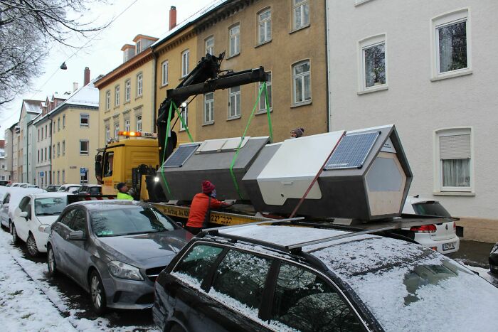 This City In Germany Has Sleeping Pods To Protect The Homeless From The Cold At Night This City In Germany Has Sleeping Pods To Protect The Homeless From The Cold At Night