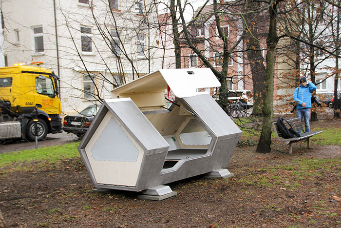 This City In Germany Has Sleeping Pods To Protect The Homeless From The Cold At Night