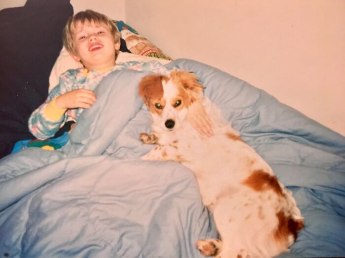 Me At 7 With Mr Pepper