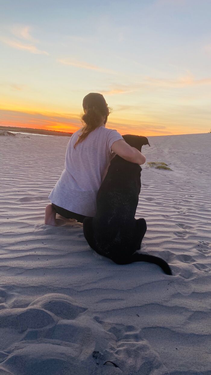 Watching The Sunset With Best Mate Elly