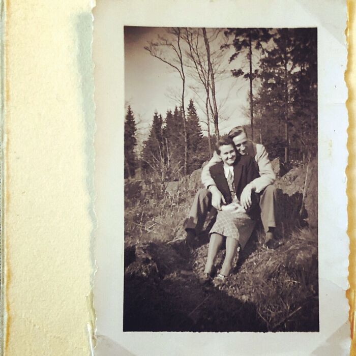 Grandpa Karl And Grandma Elisabeth In Weidenhausen, Germany