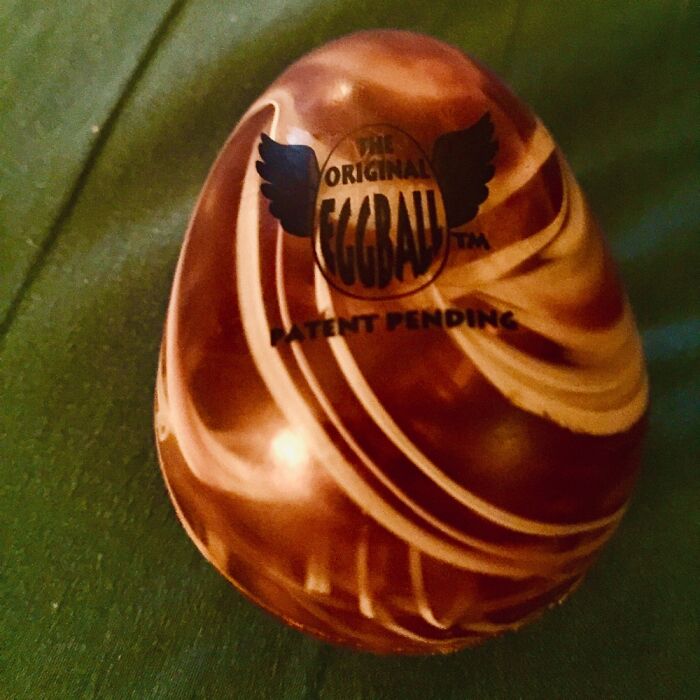 It’s A Super Ball Shaped Like An Egg. You Can Imagine The Damage...