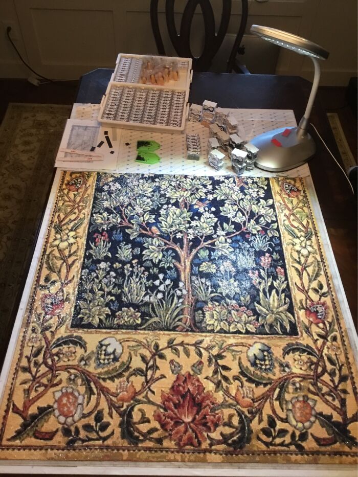 I Love To Do Diamond Painting! I Am Almost Finished With This One. It Has 187,500 Beads.