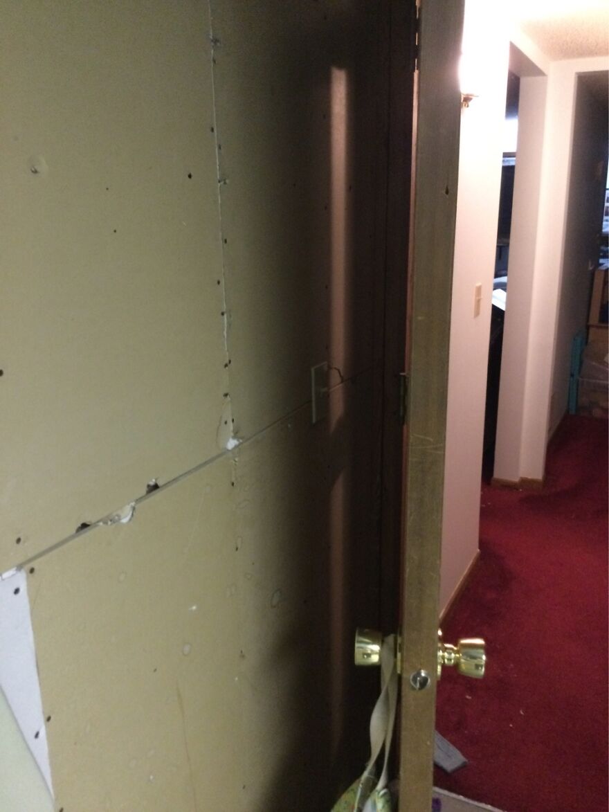 The Light Switch For My Laundry Room Is Completely Behind The Door To The Laundry Room