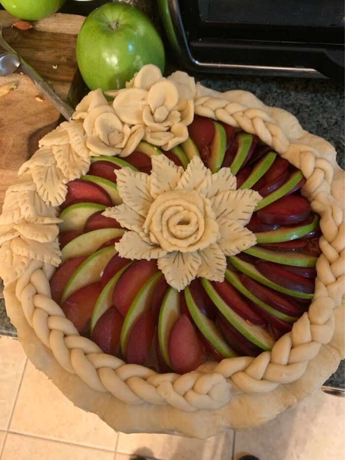 Cherry, Apple, Plum Pie