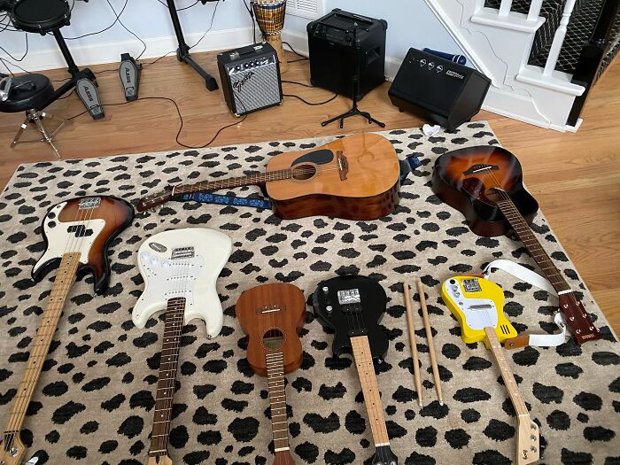 This Plus An Antique Acoustic Piano!