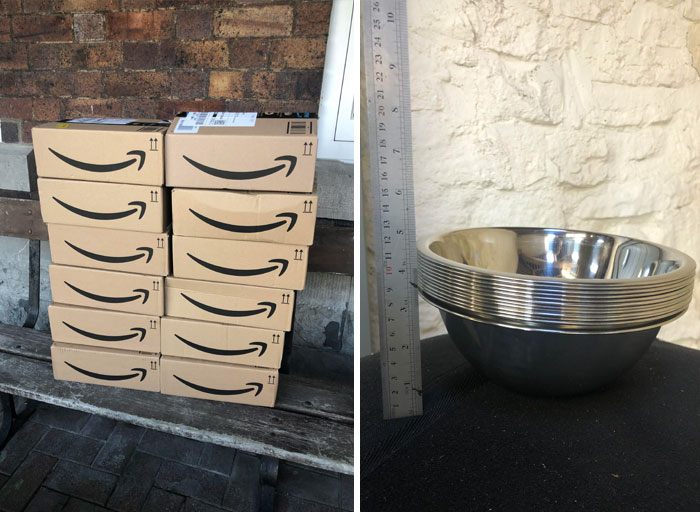 I Ordered 12 Items From The Same Listing On Amazon. This Is How They Arrived Compared To How They Are Being Stored