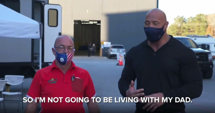 The Rock Gifts A $30k Truck To The Man Who Took Him In As A Homeless Teen And "Changed His Life&rsquo;s Trajectory&rdquo;