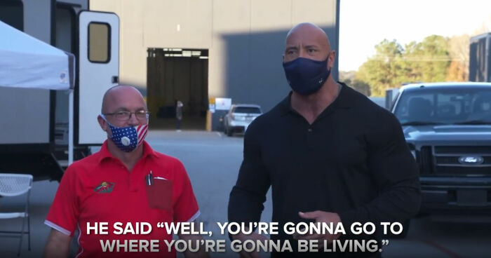 The Rock Gifts A $30k Truck To The Man Who Took Him In As A Homeless Teen And "Changed His Life&rsquo;s Trajectory&rdquo;