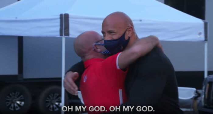 The Rock Gifts A $30k Truck To The Man Who Took Him In As A Homeless Teen And "Changed His Life&rsquo;s Trajectory&rdquo;