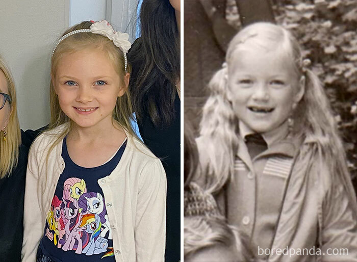 My Niece And My Sister, Her Aunt, At 6 Years Old