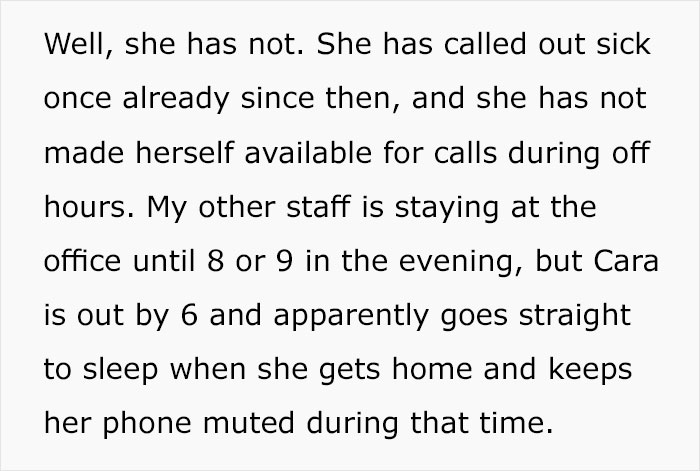 'Not Available For Calls During Off Hours': Manager Is Puzzled Whether He Was Right To Scold A Pregnant Woman For 'Slacking' 'Not Available For Calls During Off Hours': Manager Is Puzzled Whether He Was Right To Scold A Pregnant Woman For 'Slacking'