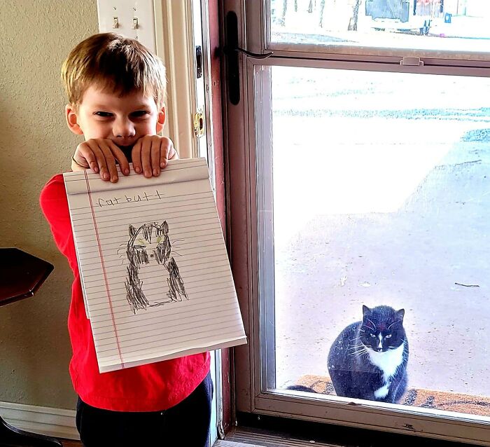 My House, My Grandson, Not My Cat