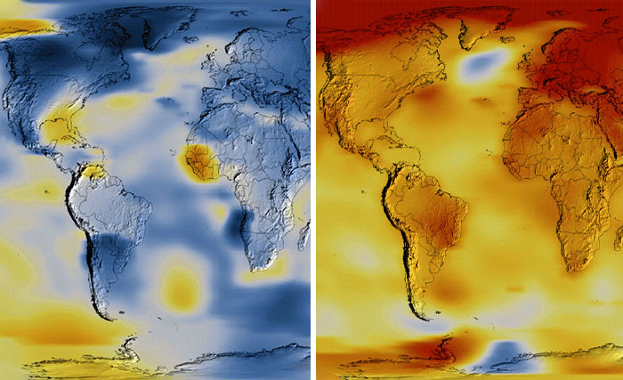 NASA Releases Heat Map Video Showing How 2020 Tied With 2016 In Being The Hottest Year On Record