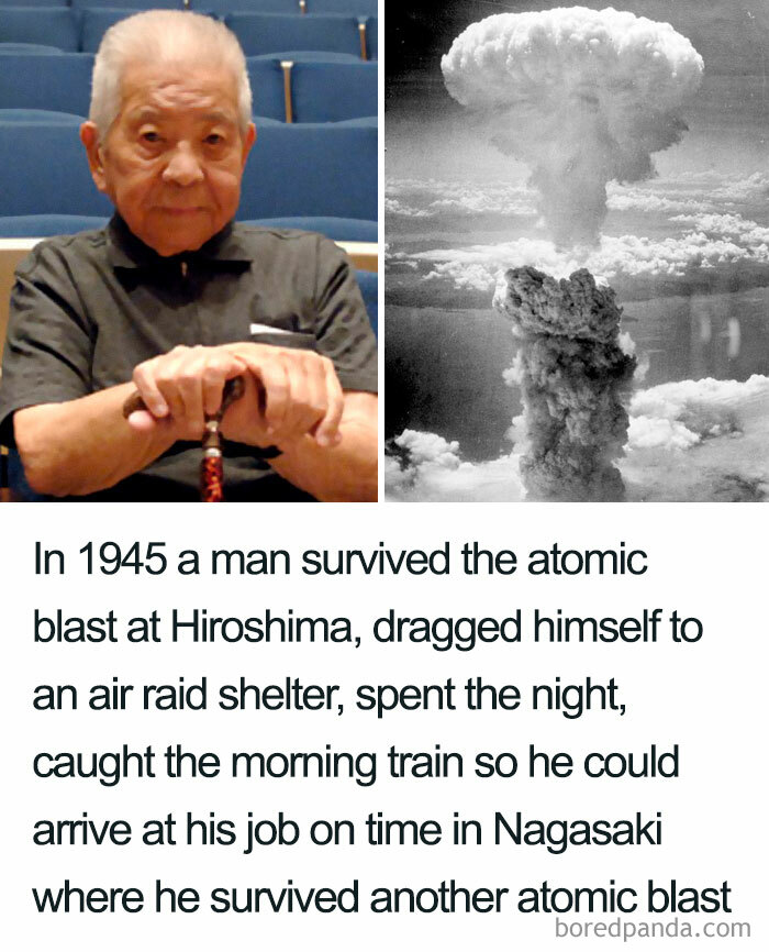 “And I Took That Personally” - Tsutomu Yamaguchi (Probably)