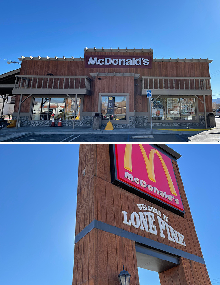 Mountain Frontier McDonald's (Date Unknown) Lone Pine, Ca
