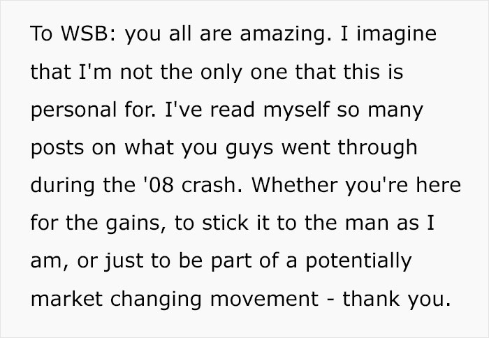 Person Who Ate Only Beans And Rice After The ’08 Collapse Pens A Powerful Open Letter To Billionaire Jerks Running Hedge Funds, Explains Why They Won’t Sell Person Who Ate Only Beans And Rice After The ’08 Collapse Pens A Powerful Open Letter To Billionaire Jerks Running Hedge Funds, Explains Why They Won’t Sell