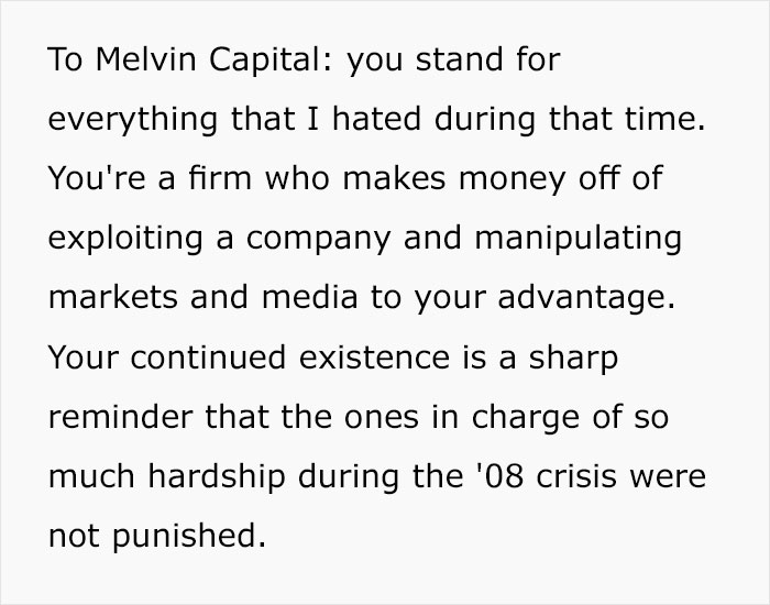Person Who Ate Only Beans And Rice After The ’08 Collapse Pens A Powerful Open Letter To Billionaire Jerks Running Hedge Funds, Explains Why They Won’t Sell Person Who Ate Only Beans And Rice After The ’08 Collapse Pens A Powerful Open Letter To Billionaire Jerks Running Hedge Funds, Explains Why They Won’t Sell