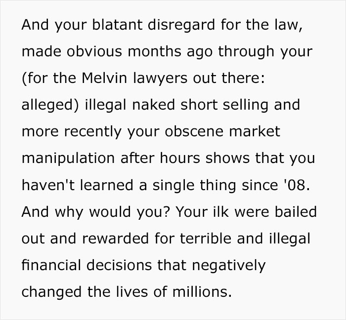 Person Who Ate Only Beans And Rice After The ’08 Collapse Pens A Powerful Open Letter To Billionaire Jerks Running Hedge Funds, Explains Why They Won’t Sell Person Who Ate Only Beans And Rice After The ’08 Collapse Pens A Powerful Open Letter To Billionaire Jerks Running Hedge Funds, Explains Why They Won’t Sell