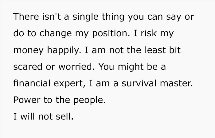 Person Who Ate Only Beans And Rice After The ’08 Collapse Pens A Powerful Open Letter To Billionaire Jerks Running Hedge Funds, Explains Why They Won’t Sell Person Who Ate Only Beans And Rice After The ’08 Collapse Pens A Powerful Open Letter To Billionaire Jerks Running Hedge Funds, Explains Why They Won’t Sell