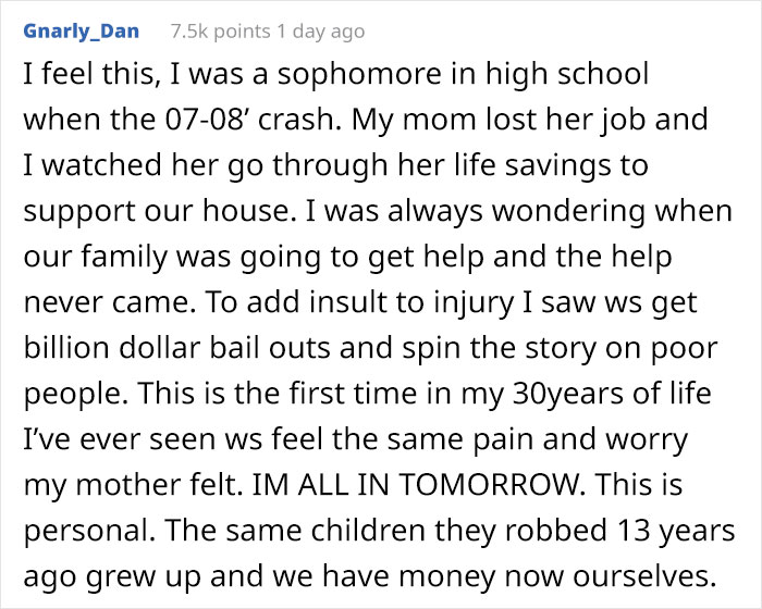 Person Who Ate Only Beans And Rice After The ’08 Collapse Pens A Powerful Open Letter To Billionaire Jerks Running Hedge Funds, Explains Why They Won’t Sell Person Who Ate Only Beans And Rice After The ’08 Collapse Pens A Powerful Open Letter To Billionaire Jerks Running Hedge Funds, Explains Why They Won’t Sell