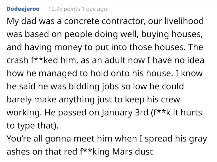 Person Who Ate Only Beans And Rice After The ’08 Collapse Pens A Powerful Open Letter To Billionaire Jerks Running Hedge Funds, Explains Why They Won’t Sell Person Who Ate Only Beans And Rice After The ’08 Collapse Pens A Powerful Open Letter To Billionaire Jerks Running Hedge Funds, Explains Why They Won’t Sell