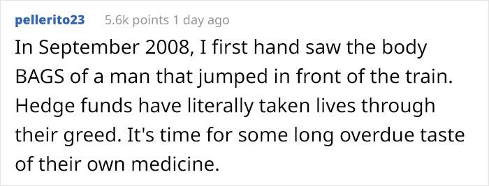 Person Who Ate Only Beans And Rice After The ’08 Collapse Pens A Powerful Open Letter To Billionaire Jerks Running Hedge Funds, Explains Why They Won’t Sell Person Who Ate Only Beans And Rice After The ’08 Collapse Pens A Powerful Open Letter To Billionaire Jerks Running Hedge Funds, Explains Why They Won’t Sell
